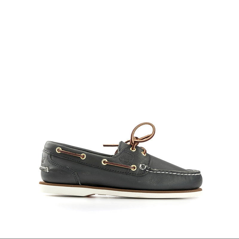 TIMBERLAND Scarpa barca uomo blu in pelle