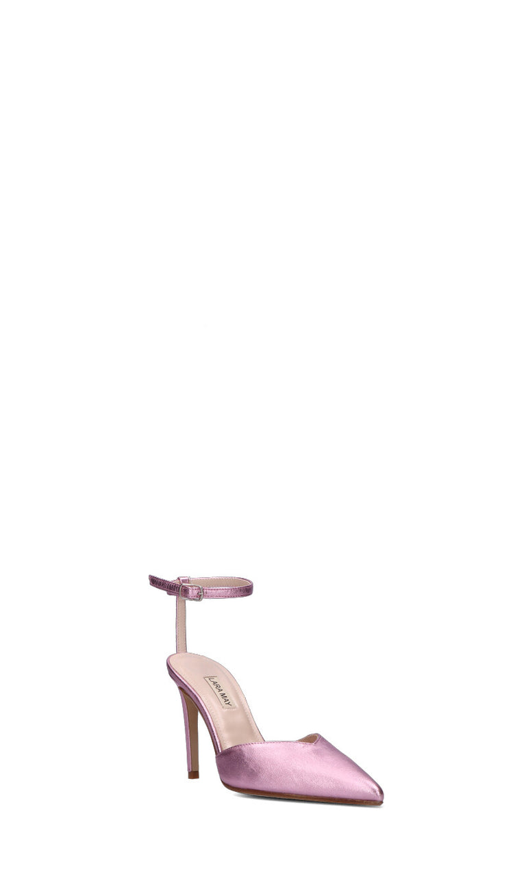 LARA MAY Slingback donna rosa in pelle