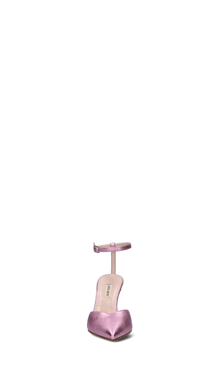 LARA MAY Slingback donna rosa in pelle