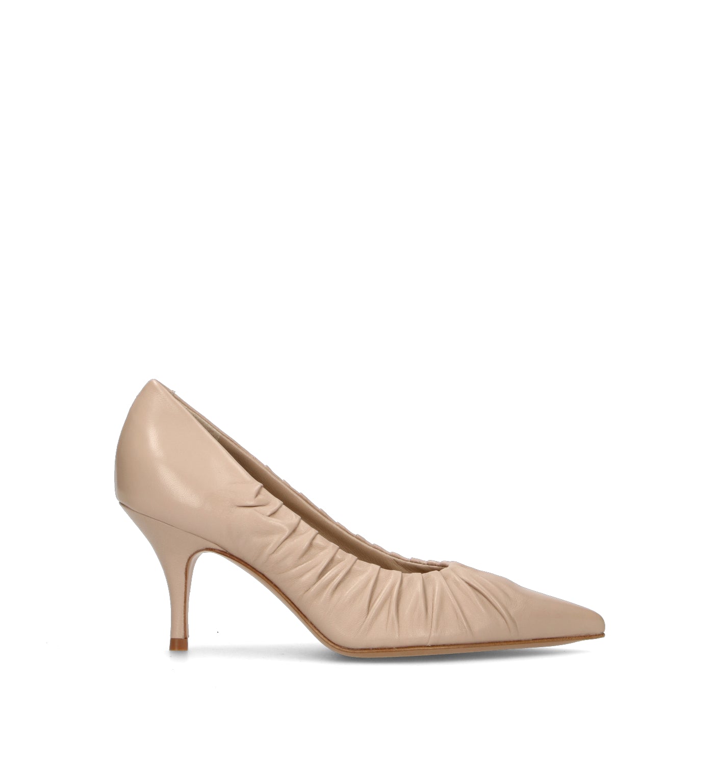 GUGLIELMO ROTTA Décolleté donna taupe in pelle