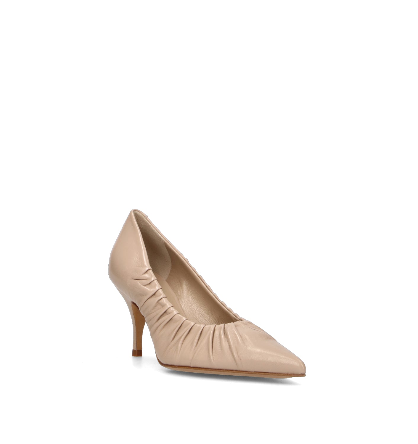 GUGLIELMO ROTTA Décolleté donna taupe in pelle