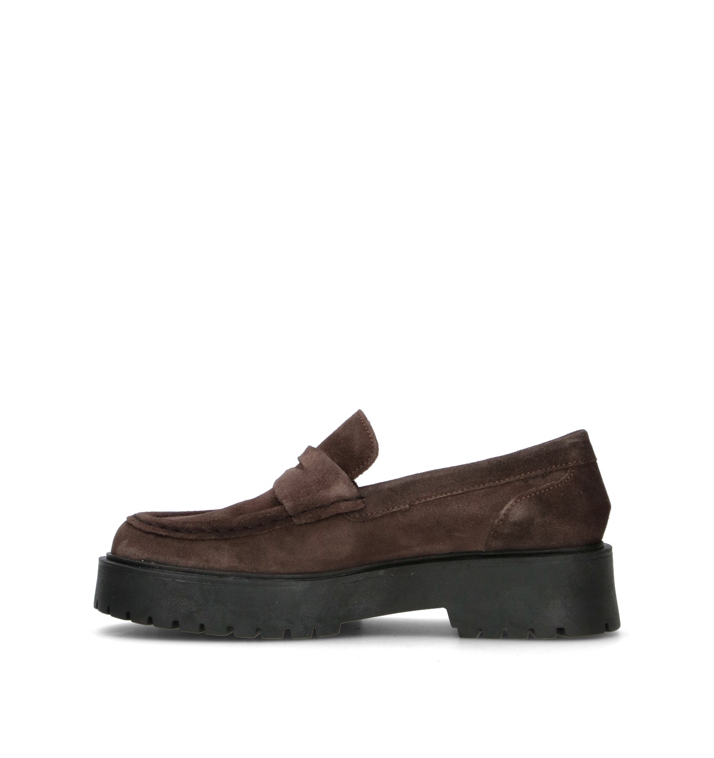 RIZZOLI Mocassino donna fumo in suede