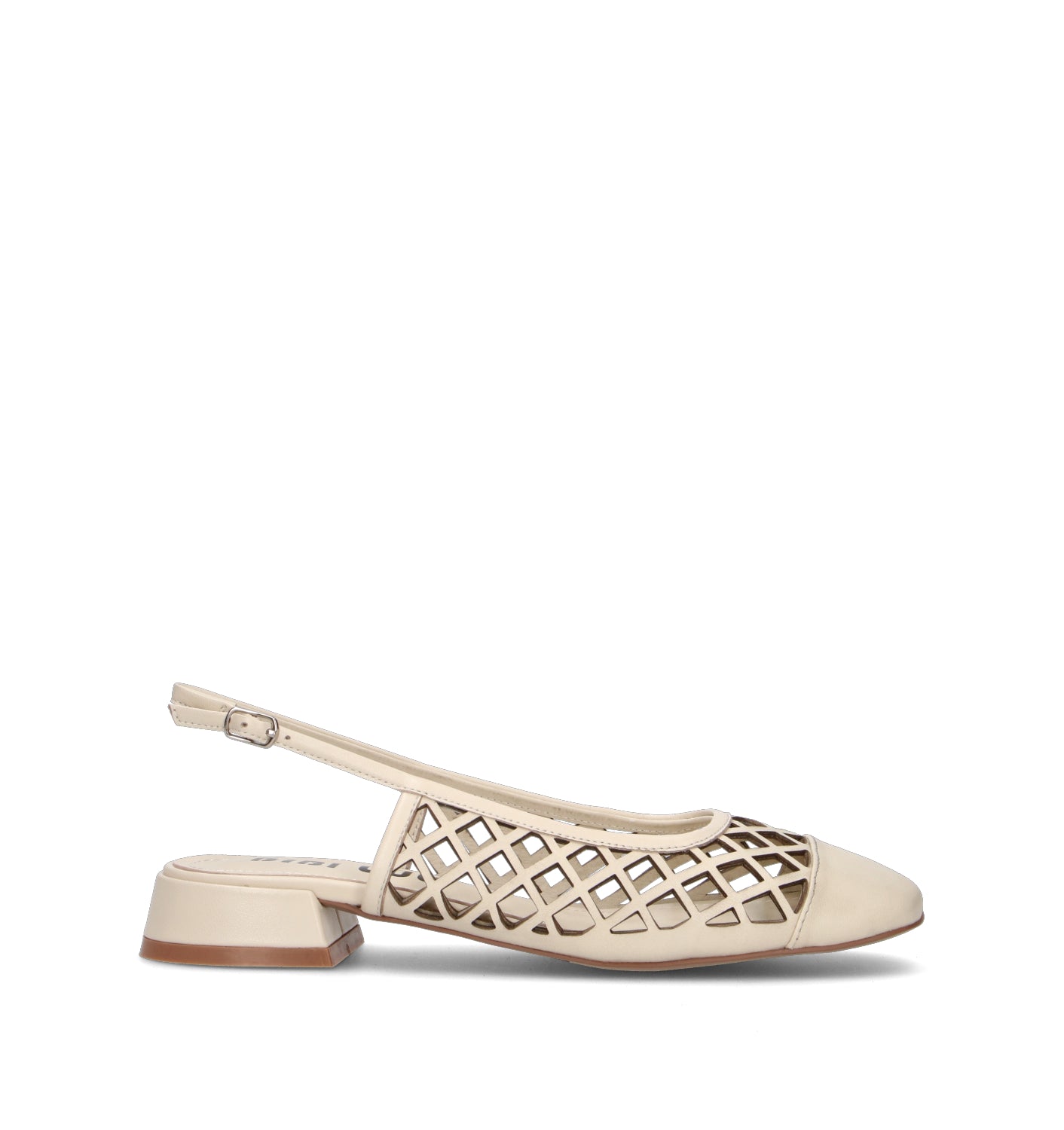 BIBI LOU Slingback donna bianca in pelle