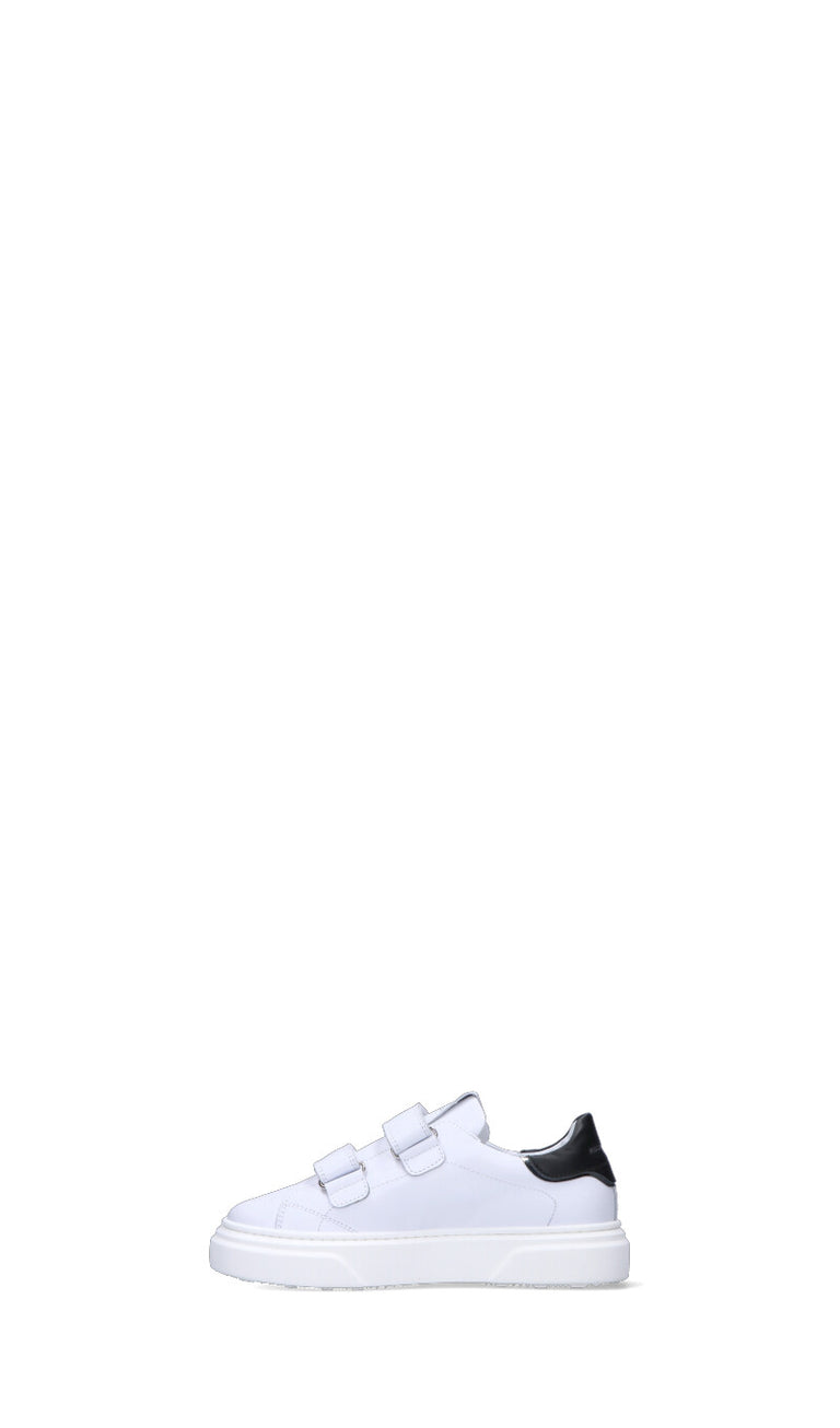 PHILIPPE MODEL Sneaker bimbo bianca/nera in pelle