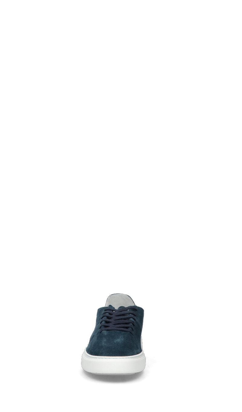 STOKTON Sneaker uomo blu in suede