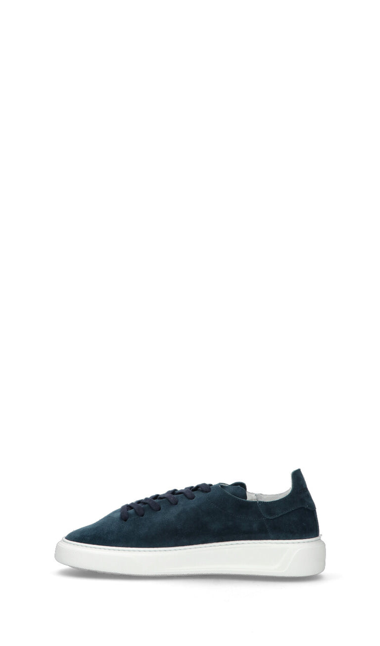 STOKTON Sneaker uomo blu in suede