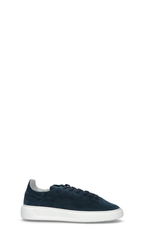 STOKTON Sneaker uomo blu in suede