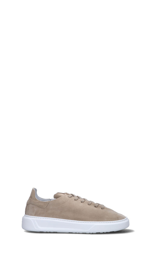 STOKTON Sneaker uomo beige in suede