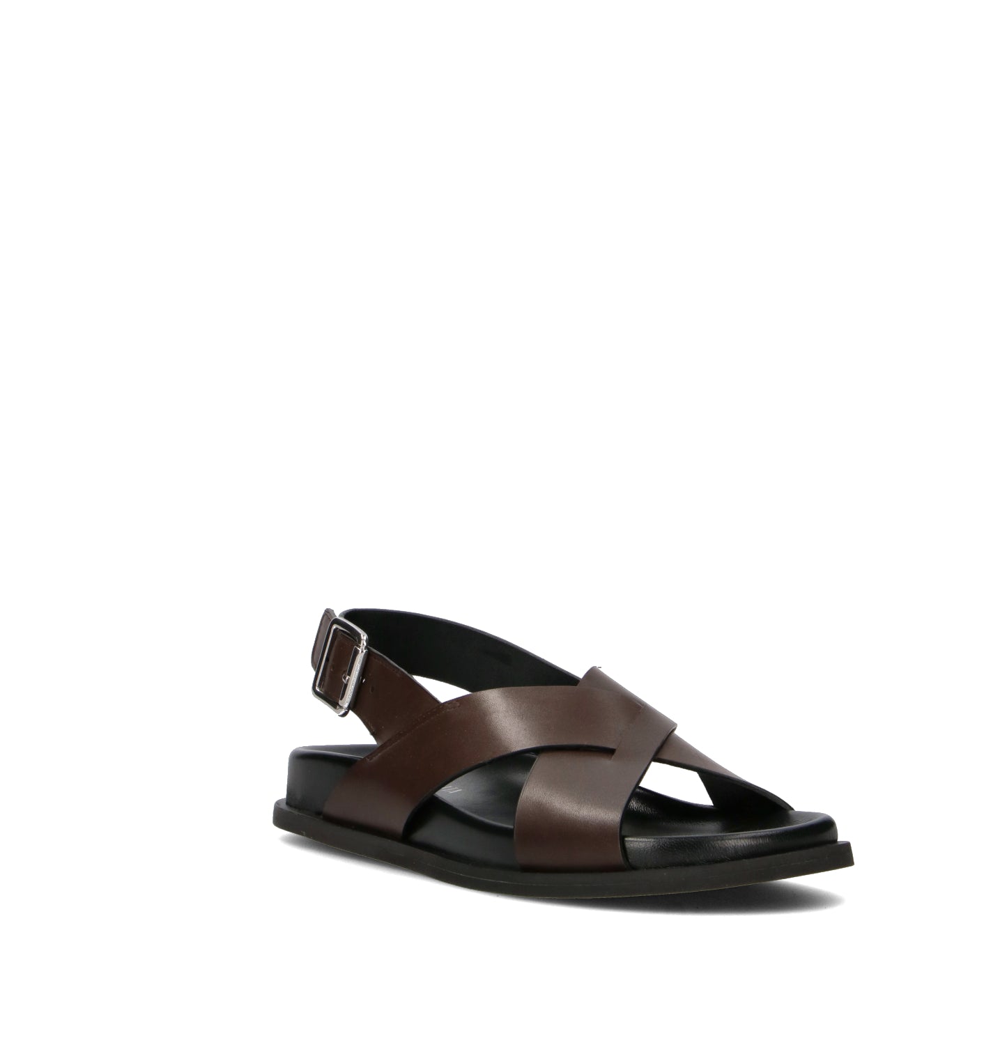 GUGLIELMO ROTTA Sandalo donna cioccolato in pelle