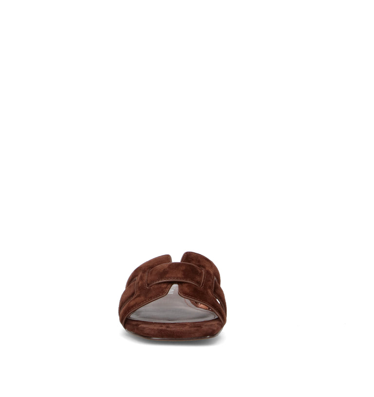 BIBI LOU Ciabatta donna marrone in suede