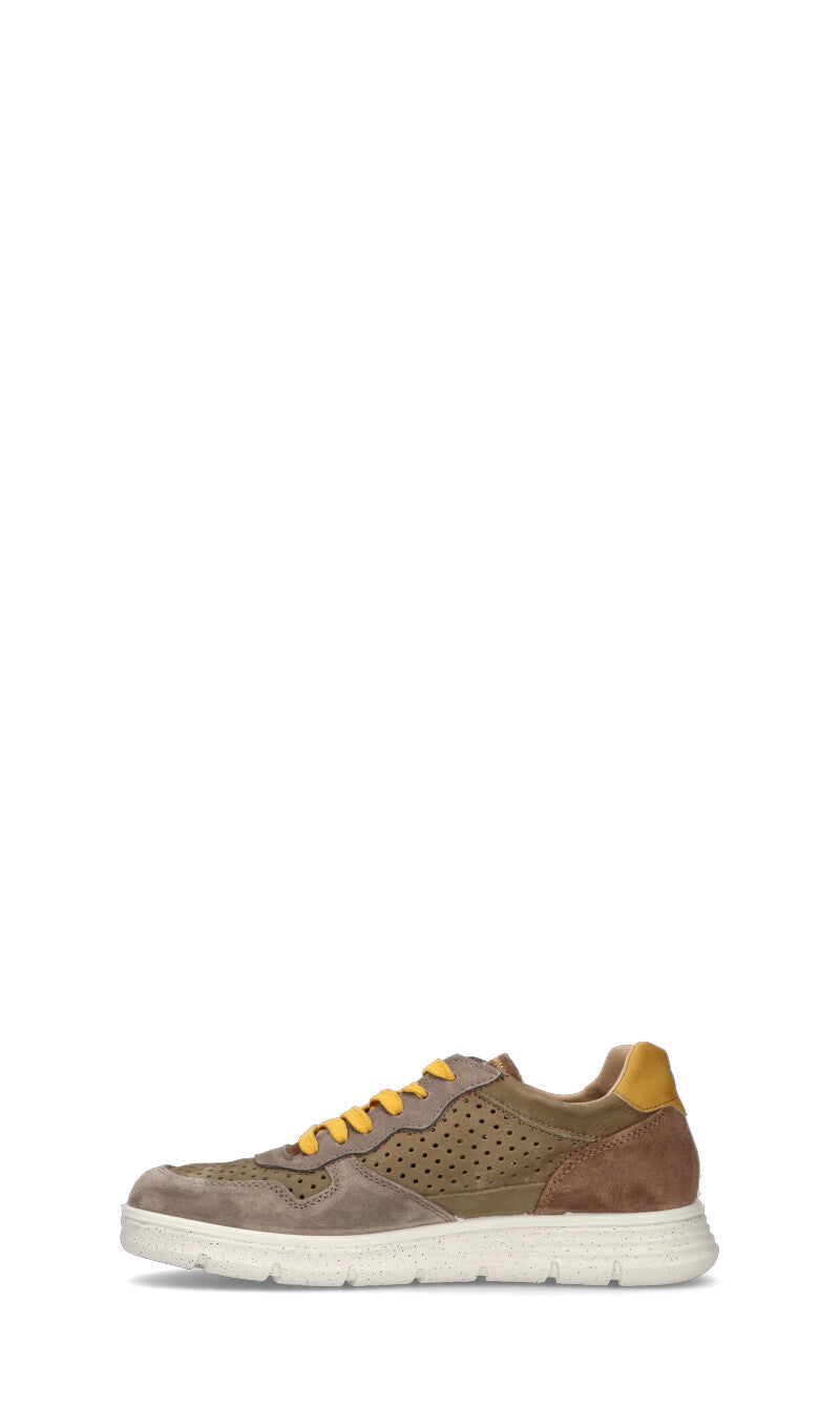 IGI&CO Sneaker uomo peltro/militare in suede