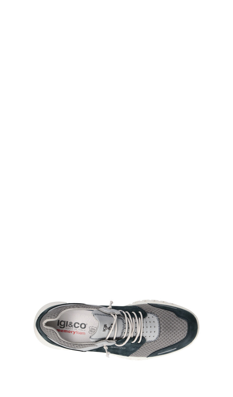 IGI&CO Sneaker uomo blu in suede