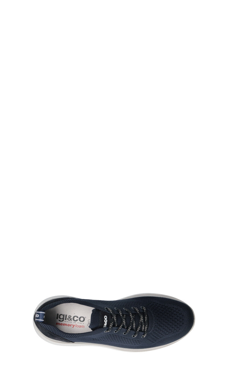 IGI&CO Sneaker uomo blu in suede