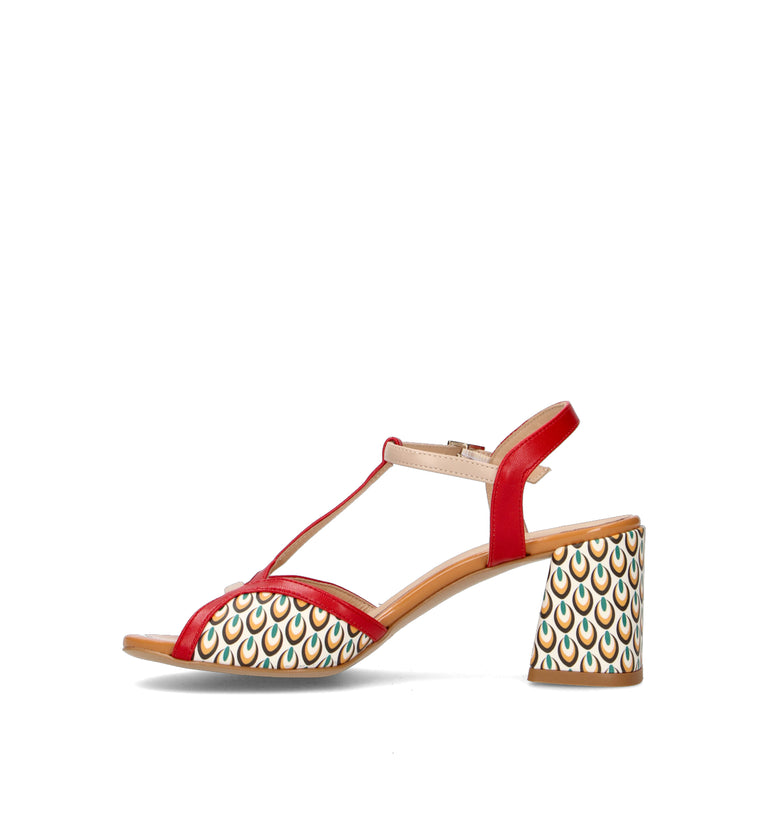 ALLESSENZA Sandalo donna multicolor