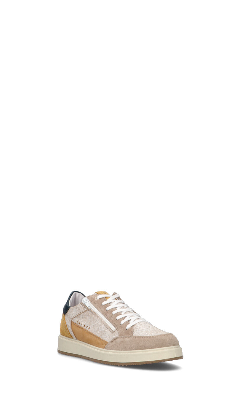 IGI&CO Sneaker uomo beige in suede
