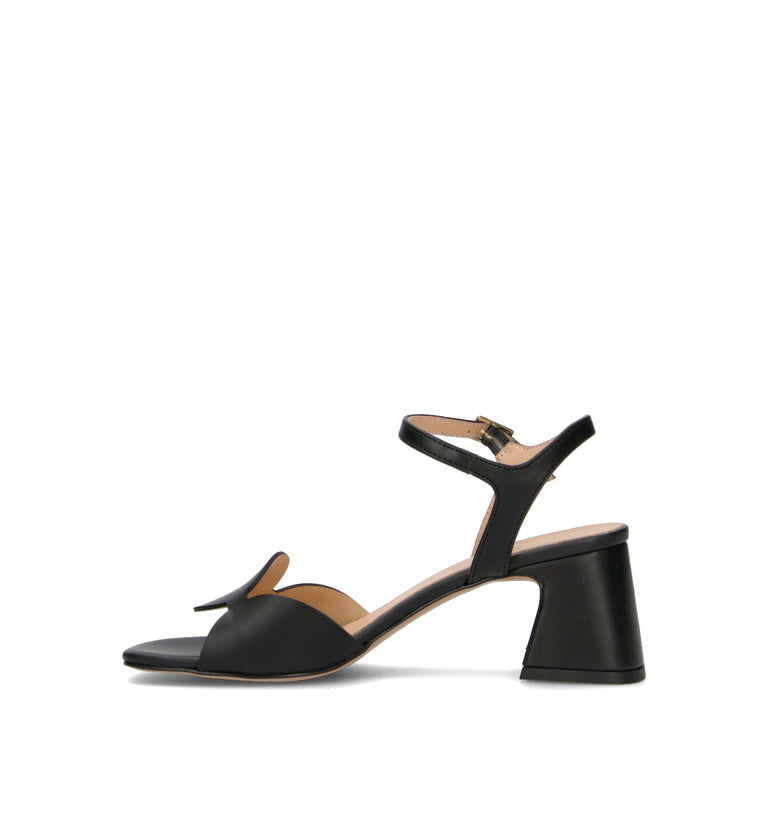 ALLESSENZA Sandalo donna nero