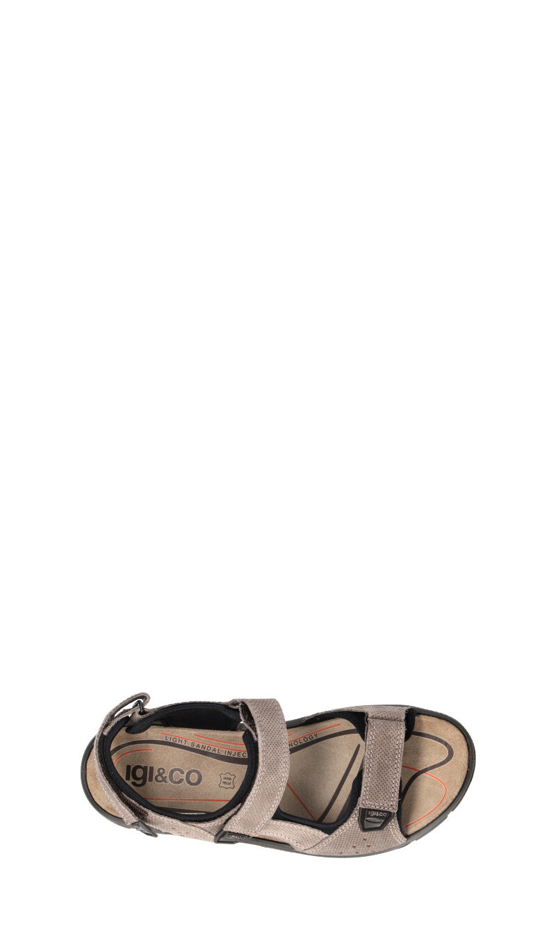 IGI&CO Sandalo uomo peltro in pelle