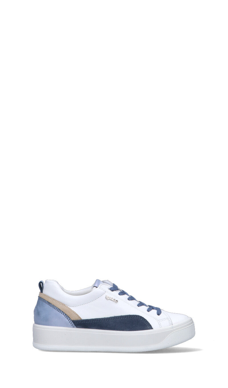 IGI&CO Sneaker donna bianca/blu in pelle