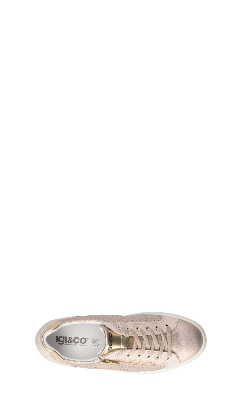 IGI&CO Sneaker donna oro in pelle