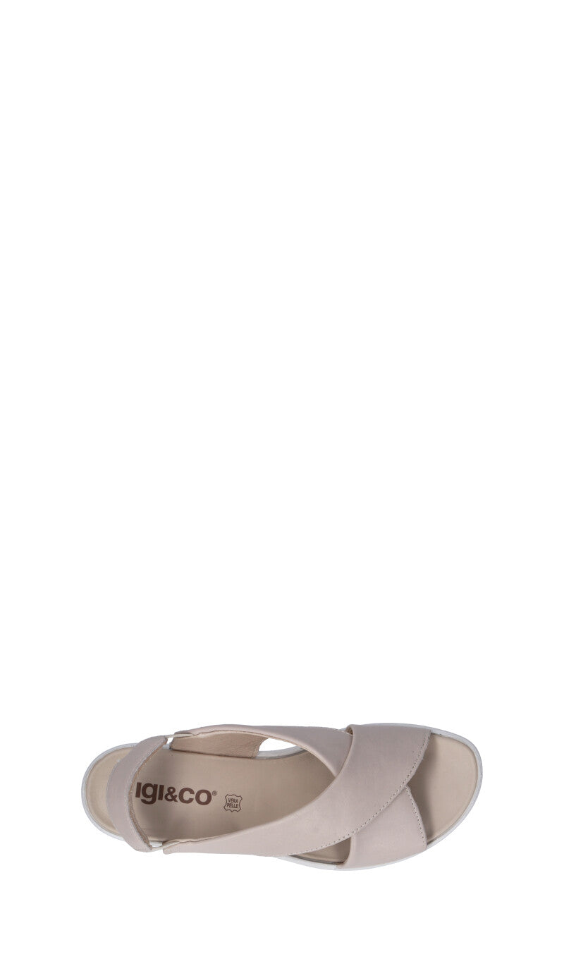 IGI&CO Sandalo donna panna in pelle