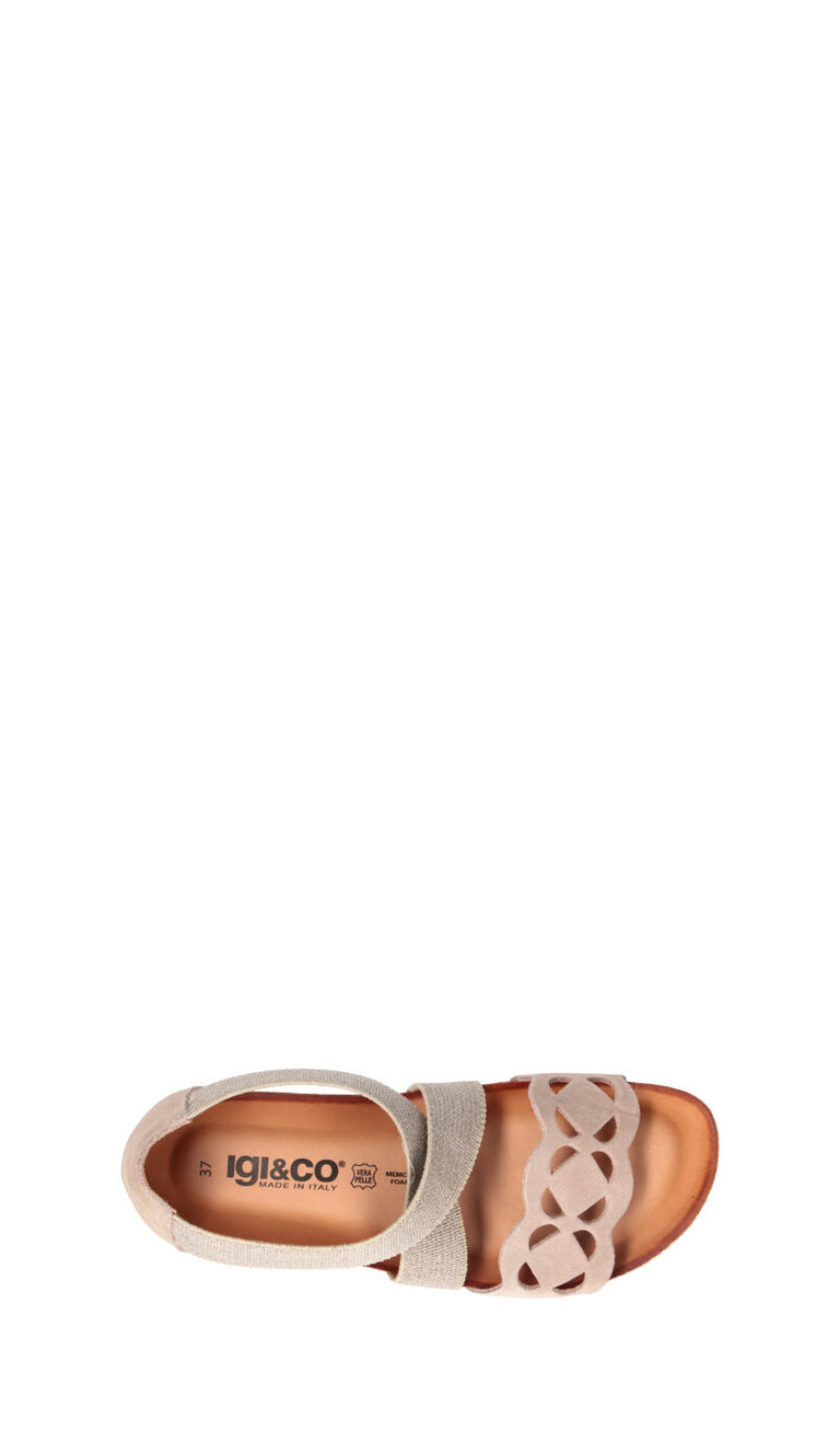 IGI&CO Sandalo donna taupe in suede