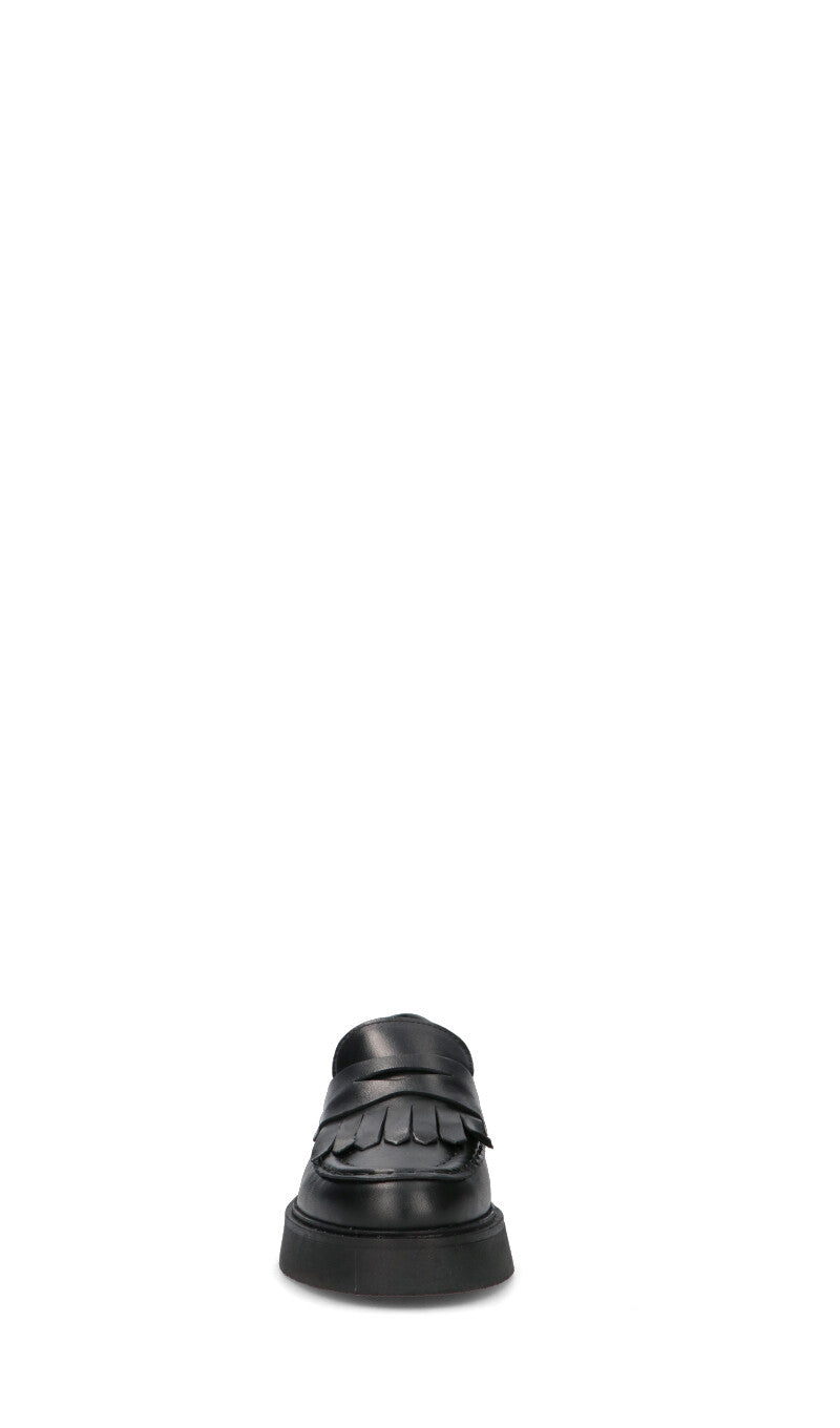 VARIOPINTO Mocassino donna nero in pelle