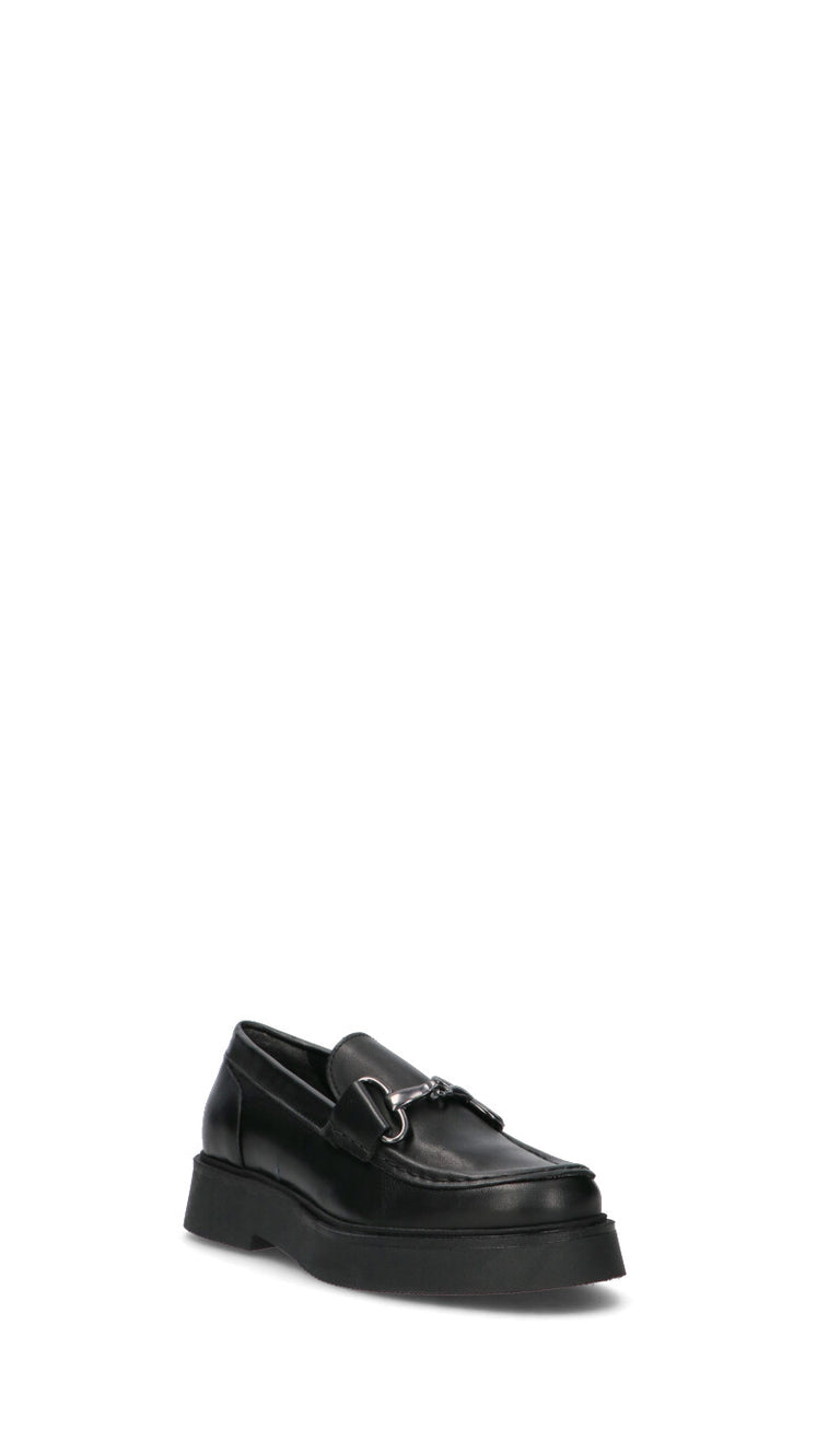 VARIOPINTO Mocassino donna nero in pelle