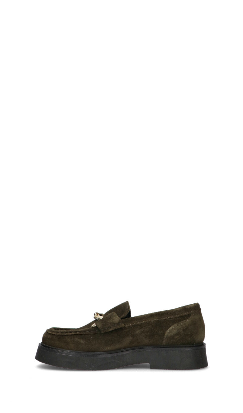 VARIOPINTO Mocassino donna oliva in suede