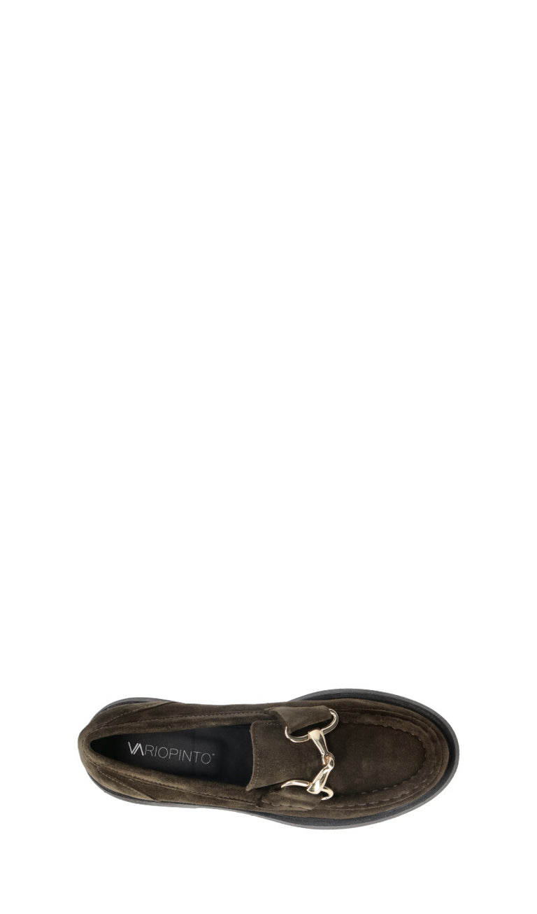 VARIOPINTO Mocassino donna oliva in suede