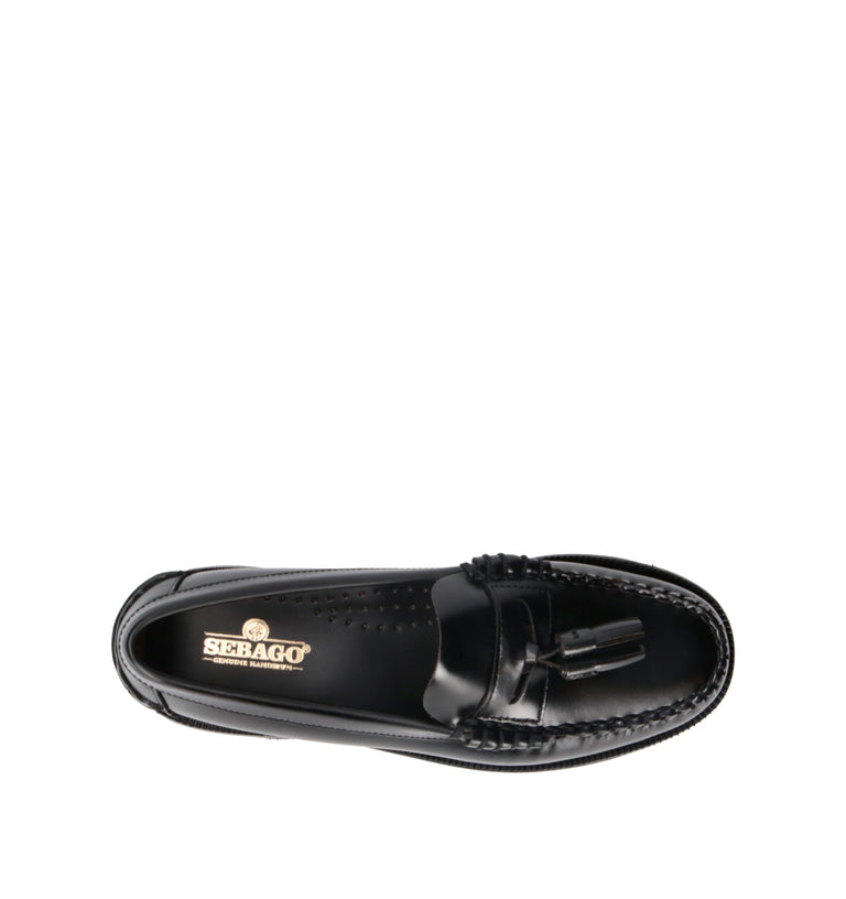 SEBAGO Mocassino donna nero in pelle