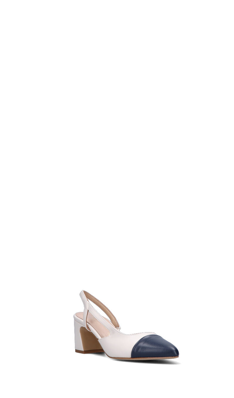 ALLESSENZA Slingback donna panna/blu