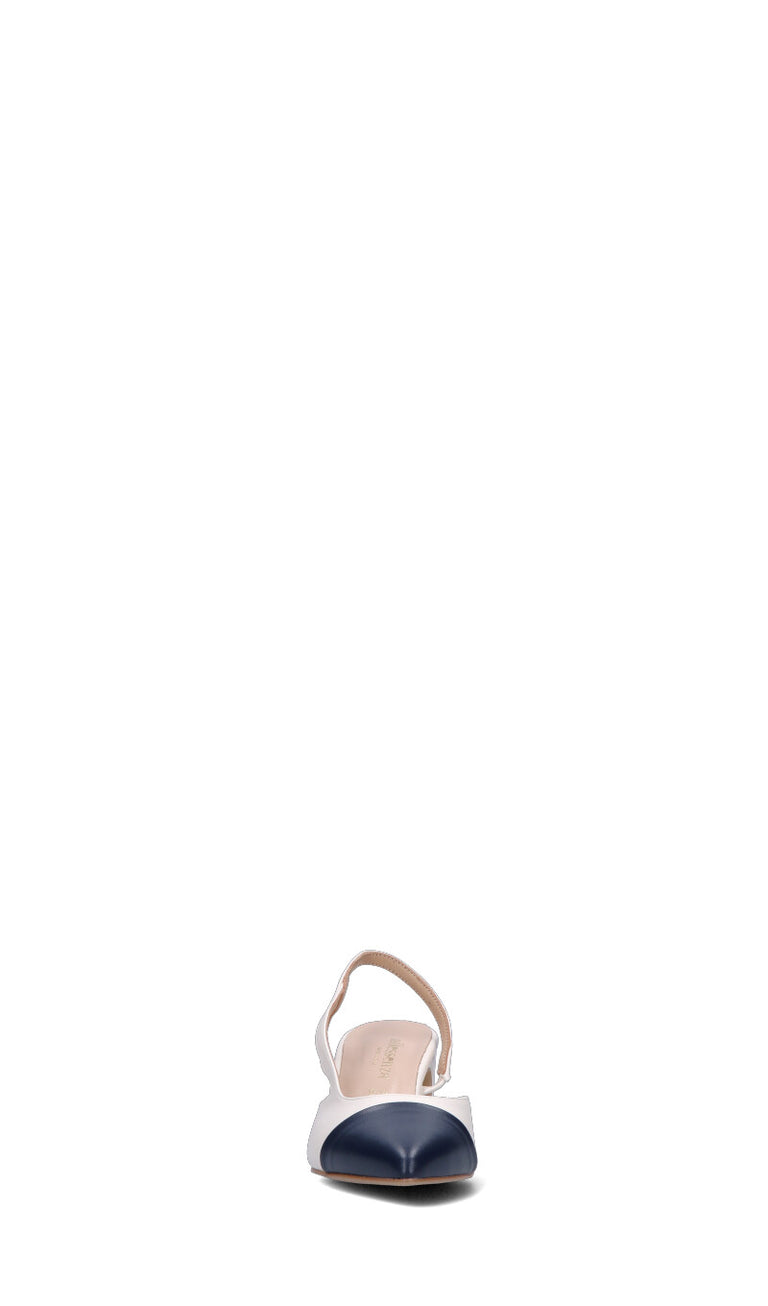 ALLESSENZA Slingback donna panna/blu