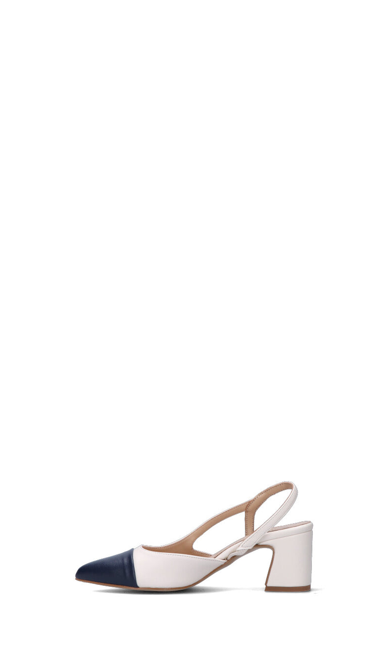 ALLESSENZA Slingback donna panna/blu