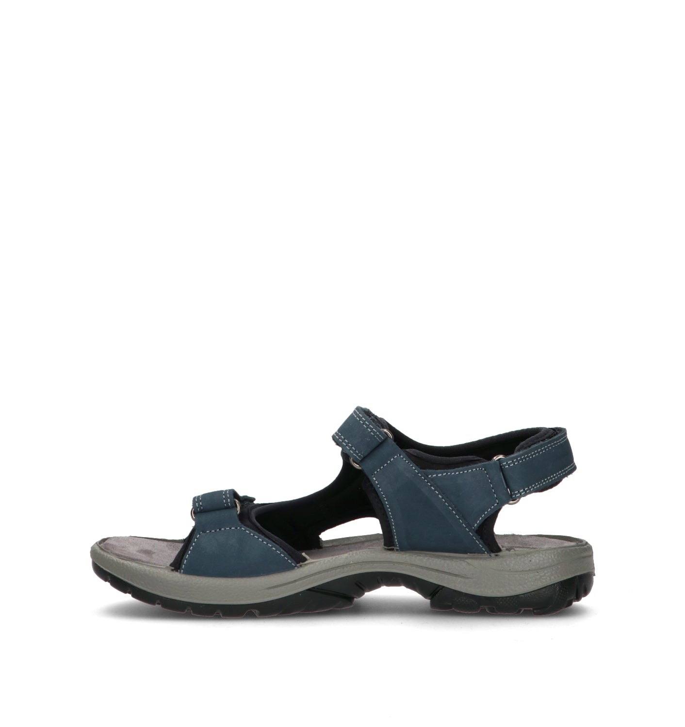 ENVAL Sandalo donna blu in nabuk