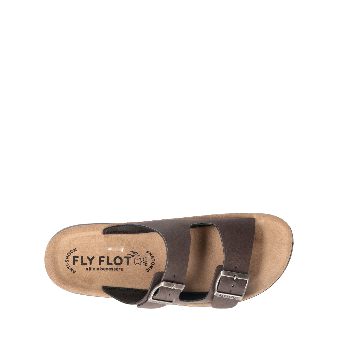 FLY FLOT Ciabatta uomo marrone