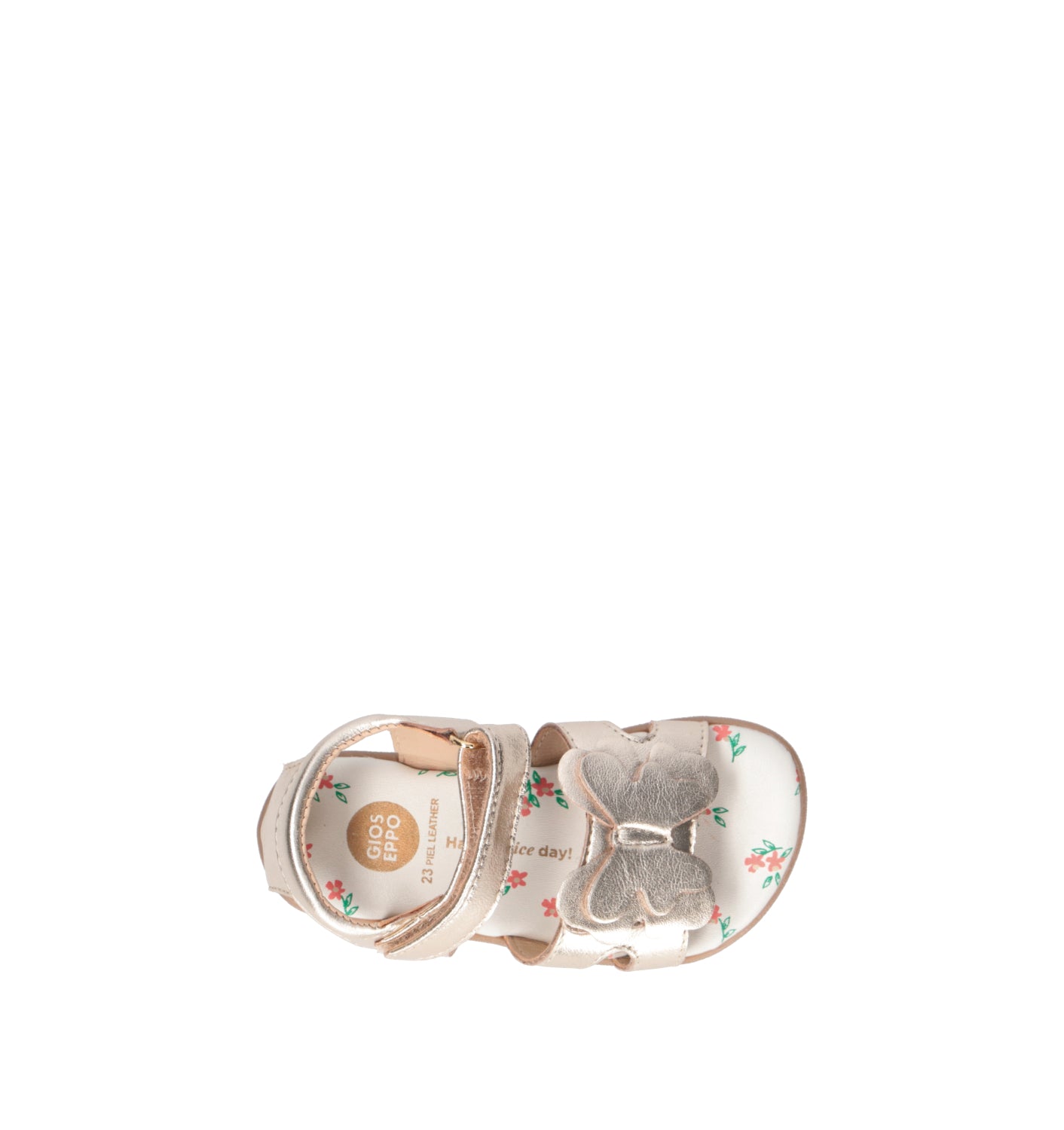 GIOSEPPO Sandalo bimba oro in pelle