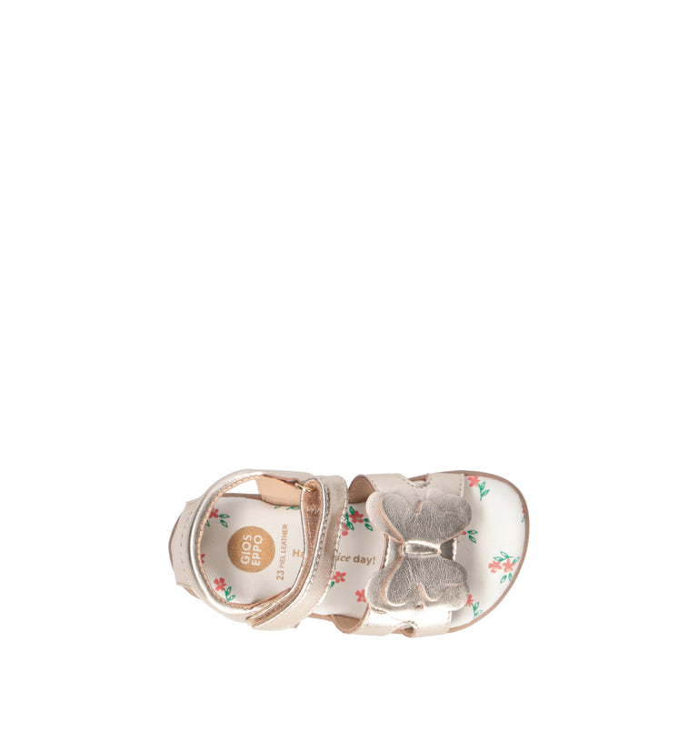 GIOSEPPO Sandalo bimba oro in pelle