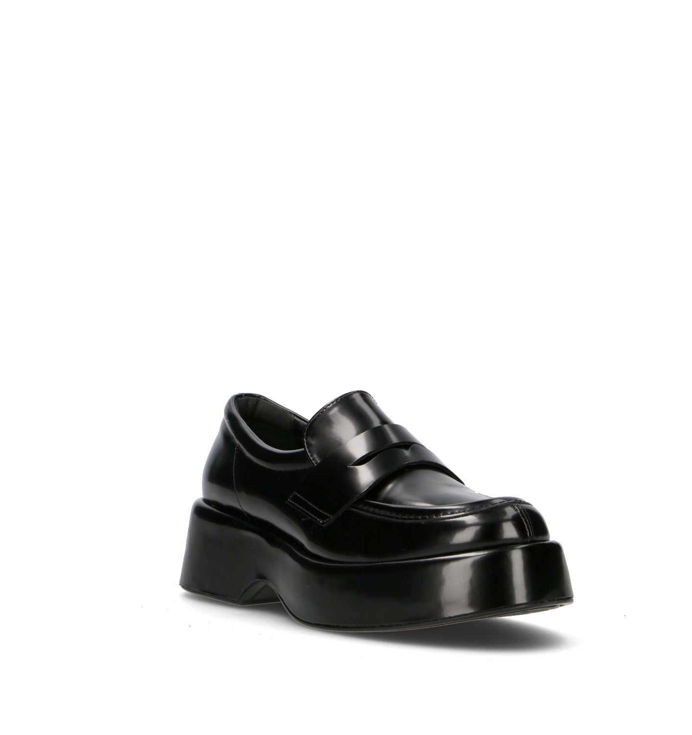 REBECCA VAN DIK Mocassino donna nero in pelle