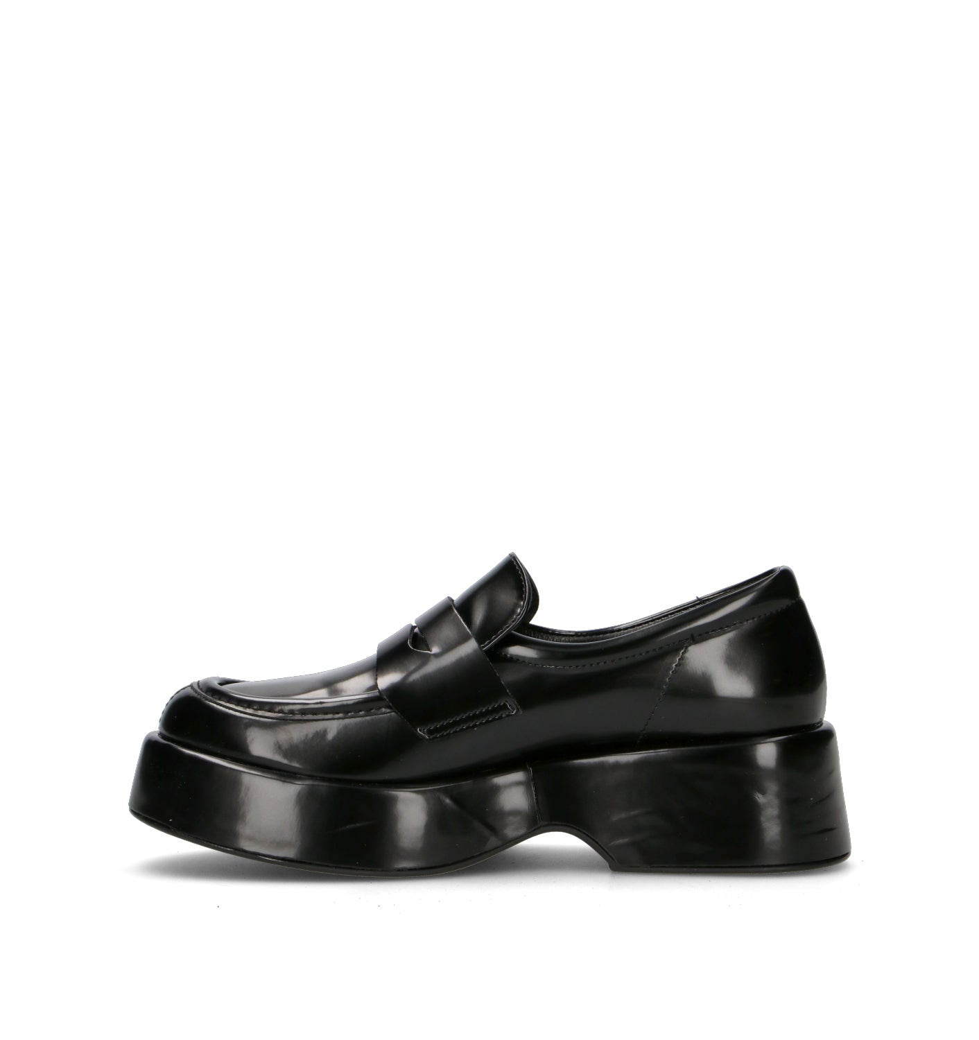 REBECCA VAN DIK Mocassino donna nero in pelle
