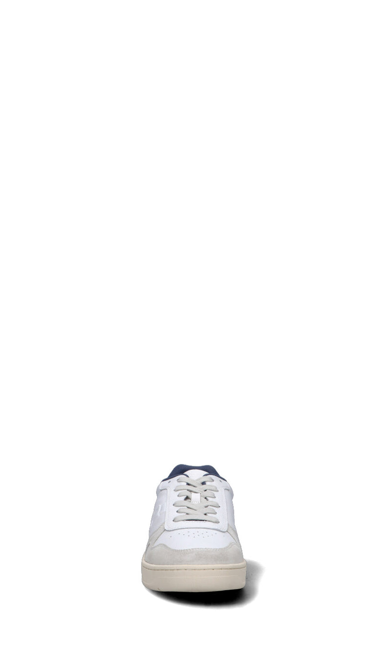 LIU JO Sneaker uomo bianca/beige/blu in pelle
