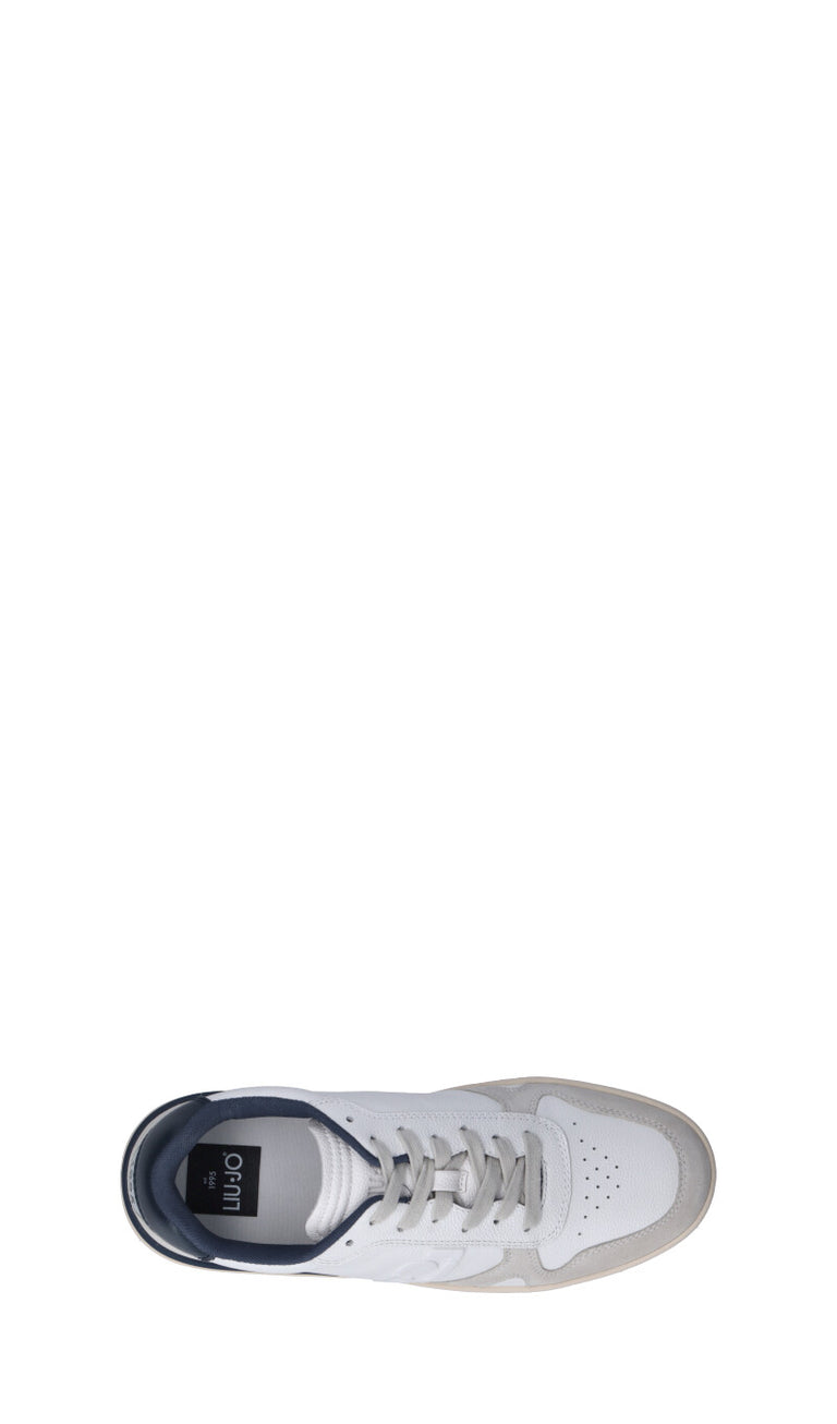 LIU JO Sneaker uomo bianca/beige/blu in pelle