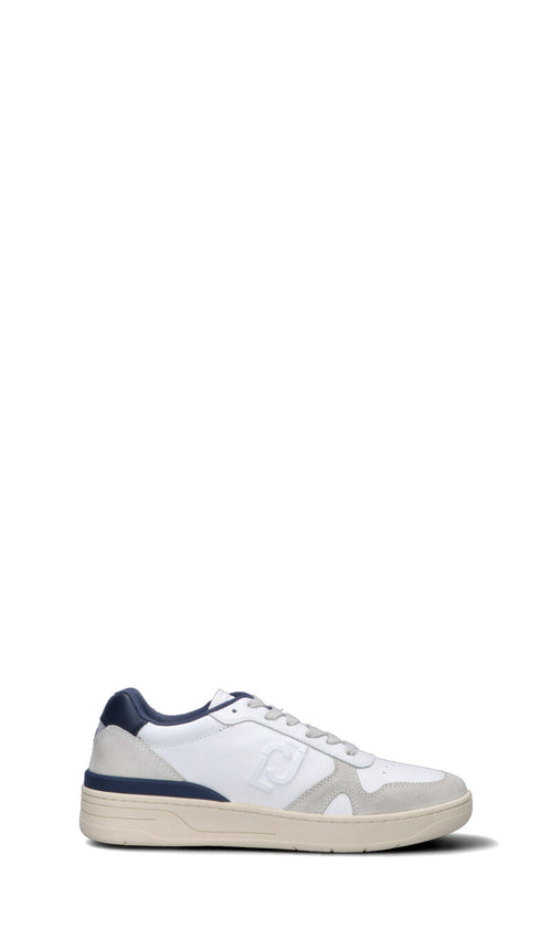 LIU JO Sneaker uomo bianca/beige/blu in pelle