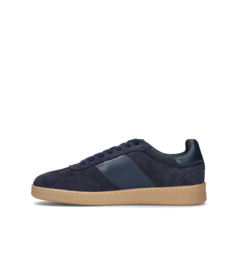 LIU JO Sneaker uomo blu in suede