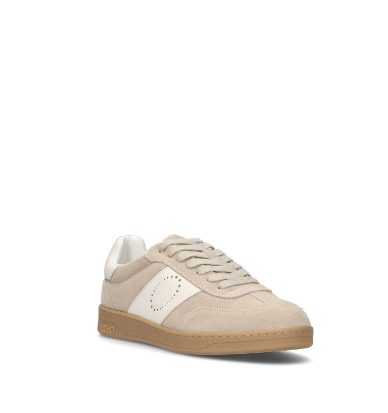 LIU JO Sneaker uomo beige in suede