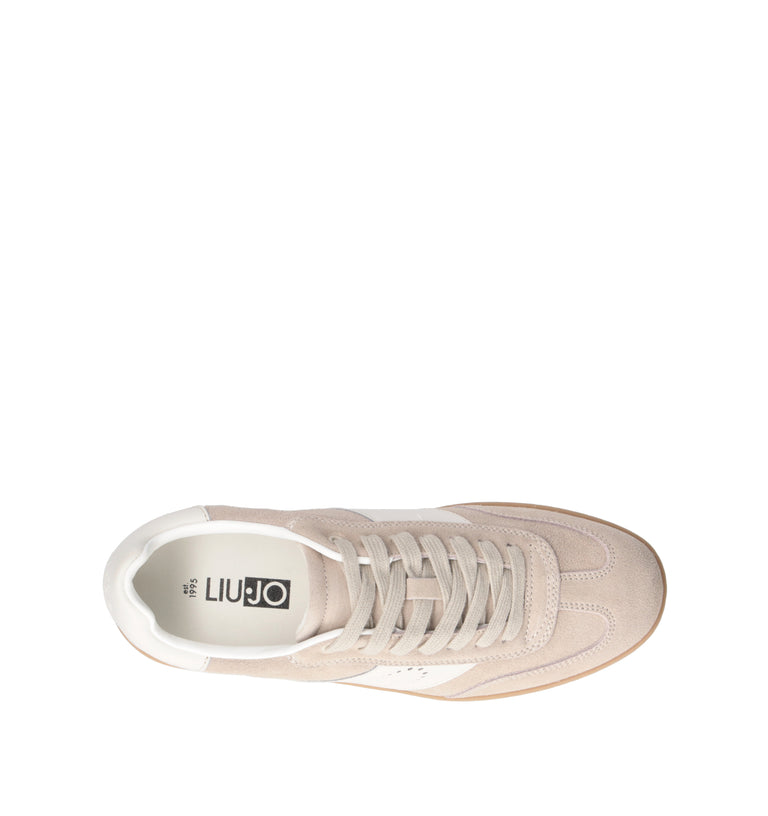 LIU JO Sneaker uomo beige in suede
