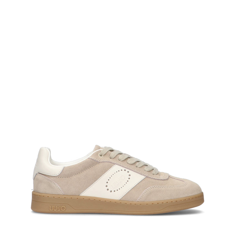 LIU JO Sneaker uomo beige in suede