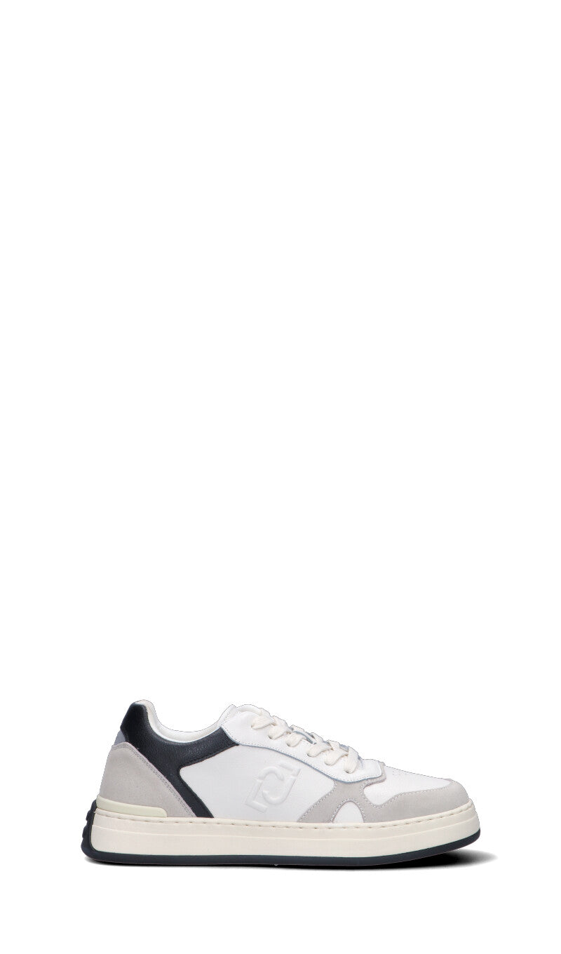 LIU JO Sneaker uomo bianca/nera in pelle