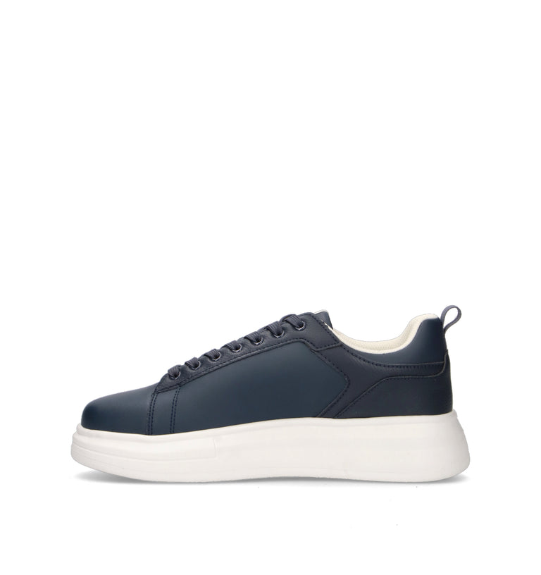 LIU JO Sneaker uomo blu in pelle