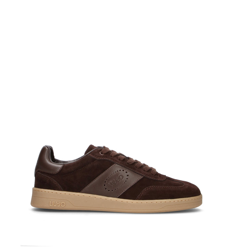 LIU JO Sneaker uomo marrone in suede