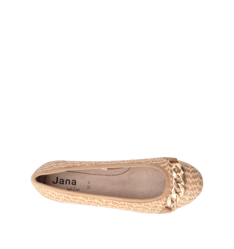 JANA Ballerina donna beige